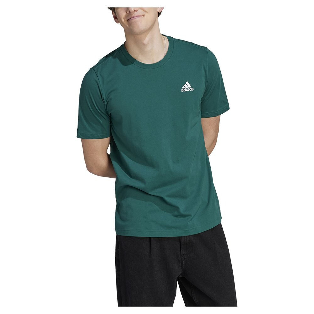 ADIDAS Essentials Single Embroidered Small Logo Short Sleeve T-Shirt