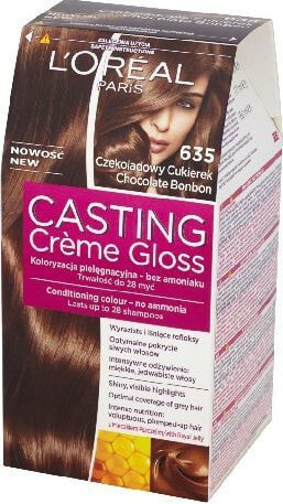 Loreal Paris Casting Creme Gloss 635 Безаммиачная крем-краска для волос, оттенок шоколадное пралине