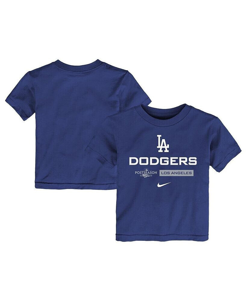 Fanatics big Boys Royal Los Angeles Dodgers 2022 Postseason Locker Room T-shirt