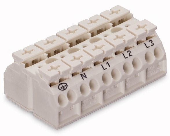 Wago 862-1615 клеммная коробка 5P Белый