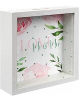 Mr. & Mrs. - MDF - White - Single picture frame - Table - 180 mm - 50 mm