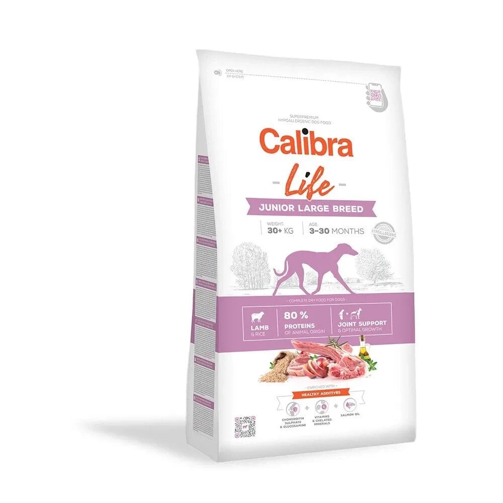 CALIBRA Life Junior Large Breed Lamb 12kg Dog Food