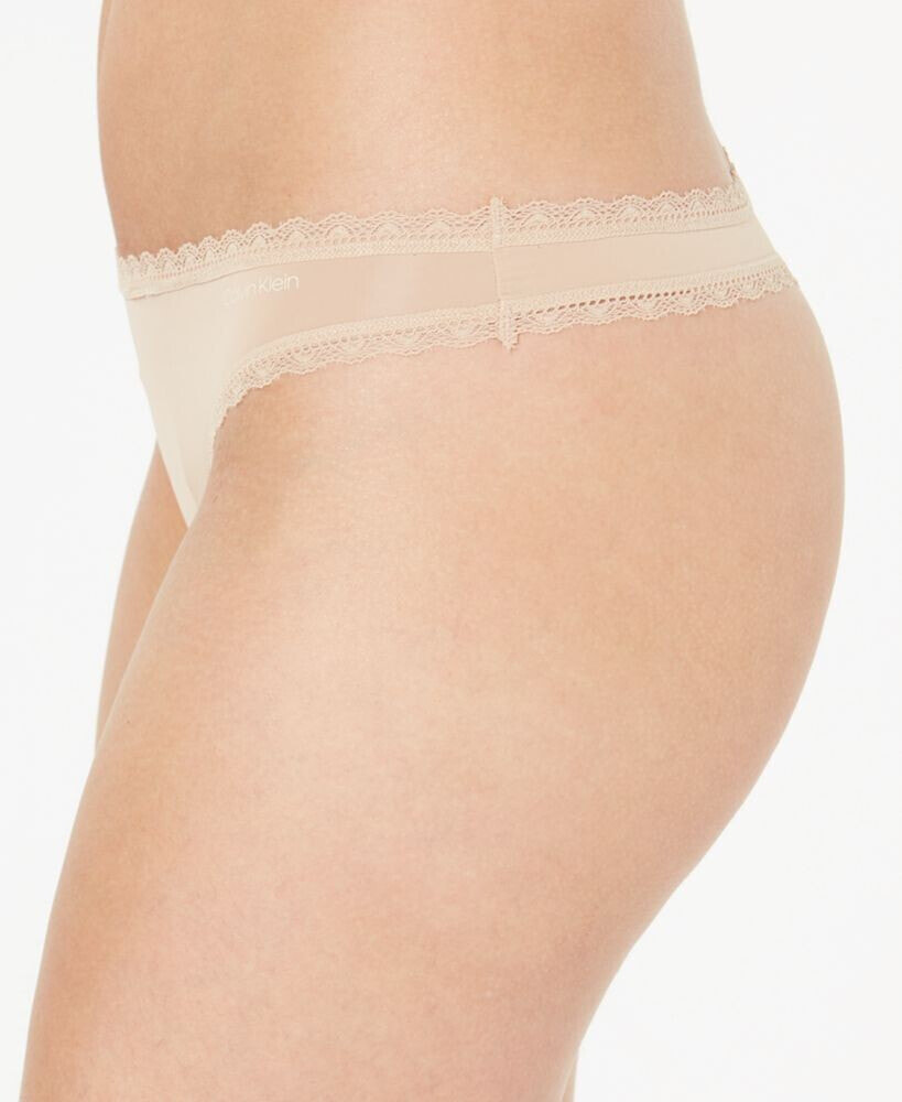 Women's Lace-Trim Thong Underwear QD3705 Calvin Klein Размер: L купить от  988 рублей в интернет-магазине MALL
