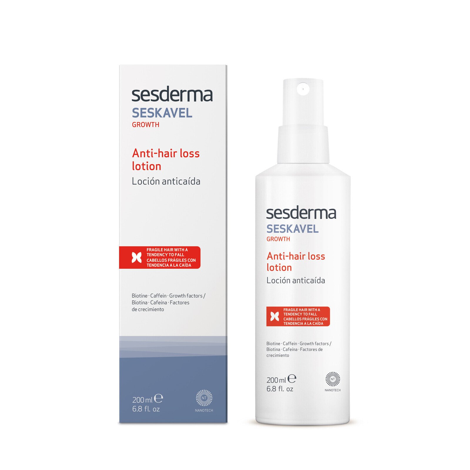 Sesderma Seskavel Growth Anti Hair Loss Lotion  Лосьон против выпадения волос  200 мл