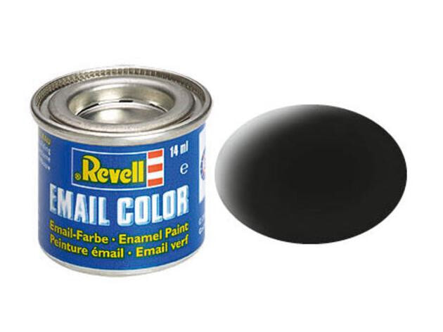 Revell Black, mat RAL 9011 14 ml-tin Краска 32108