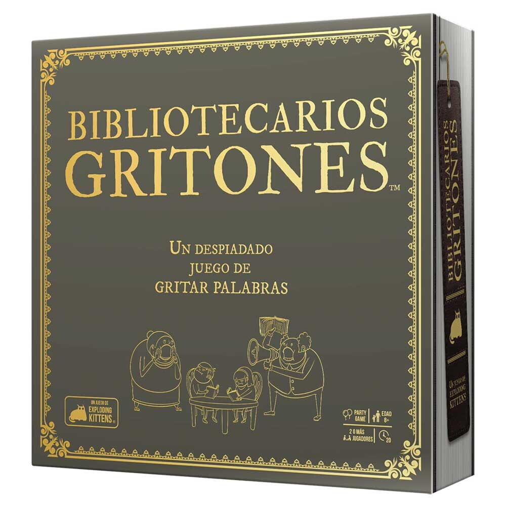 EXPLODING KITTENS Bibliotecarios Gritones Board Game