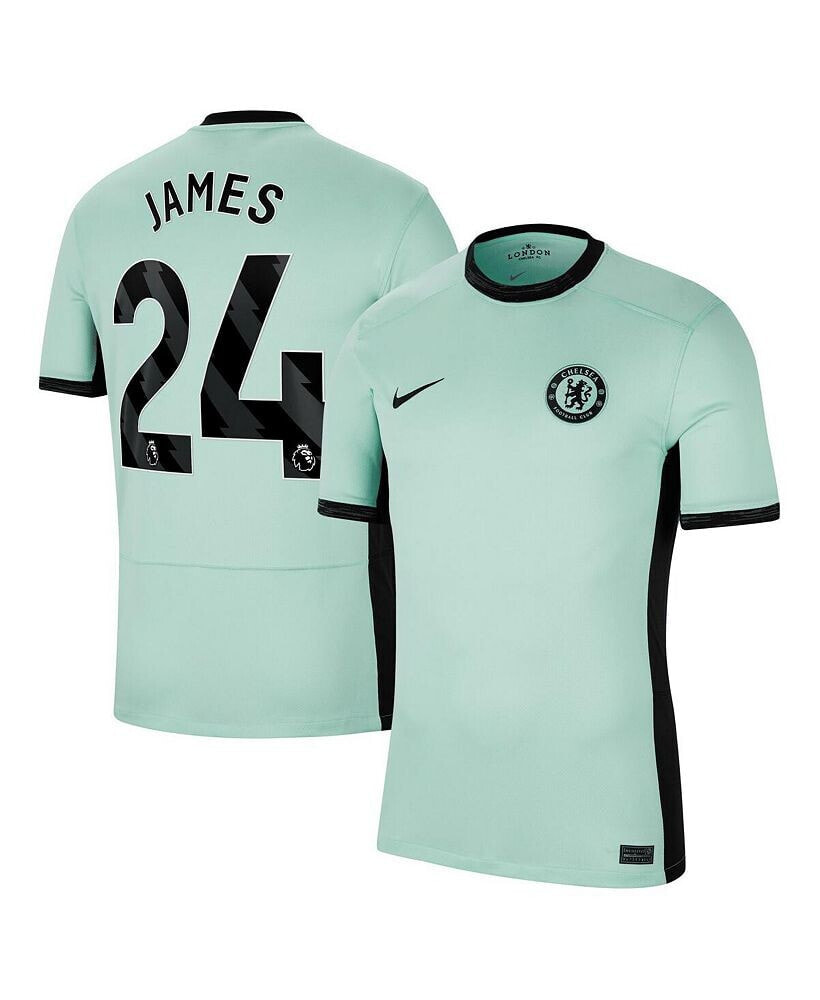 Nike men's Reece James Mint Chelsea 2023/24 Third Stadium Replica Player Jersey