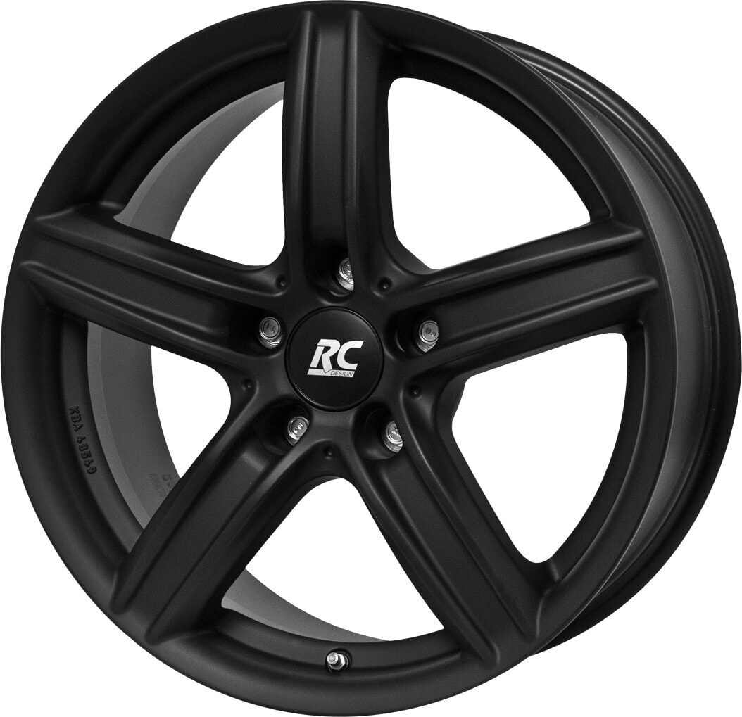 Колесный диск литой RC-Design RC21 schwarz-matt lackiert 7.5x17 ET52 - LK5/120 ML72.6