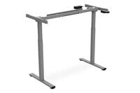 DIGITUS Electrically Height-Adjustable Table Frame, single motor, 2 levels, gray