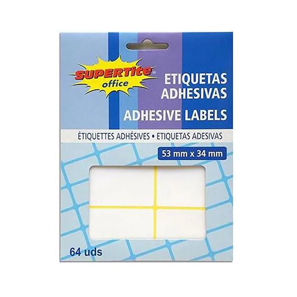 SUPERTITE Adhesive Tags 53x34 mm 64 Units