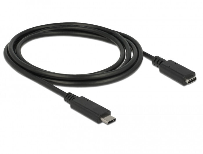 DeLOCK 85534 USB кабель 1,5 m 3.2 Gen 1 (3.1 Gen 1) USB C Черный