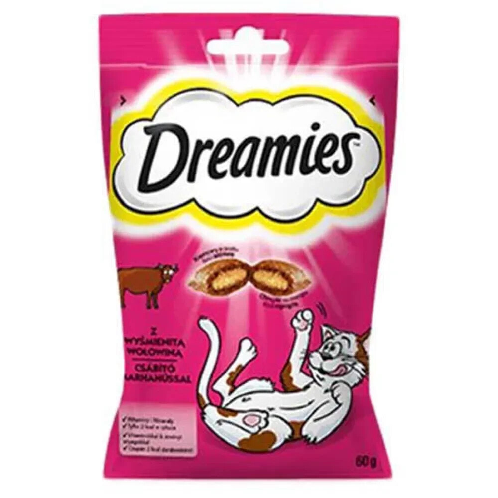 DREAMIES 4008429037948 cats dry food Adult Beef cat treat 60g