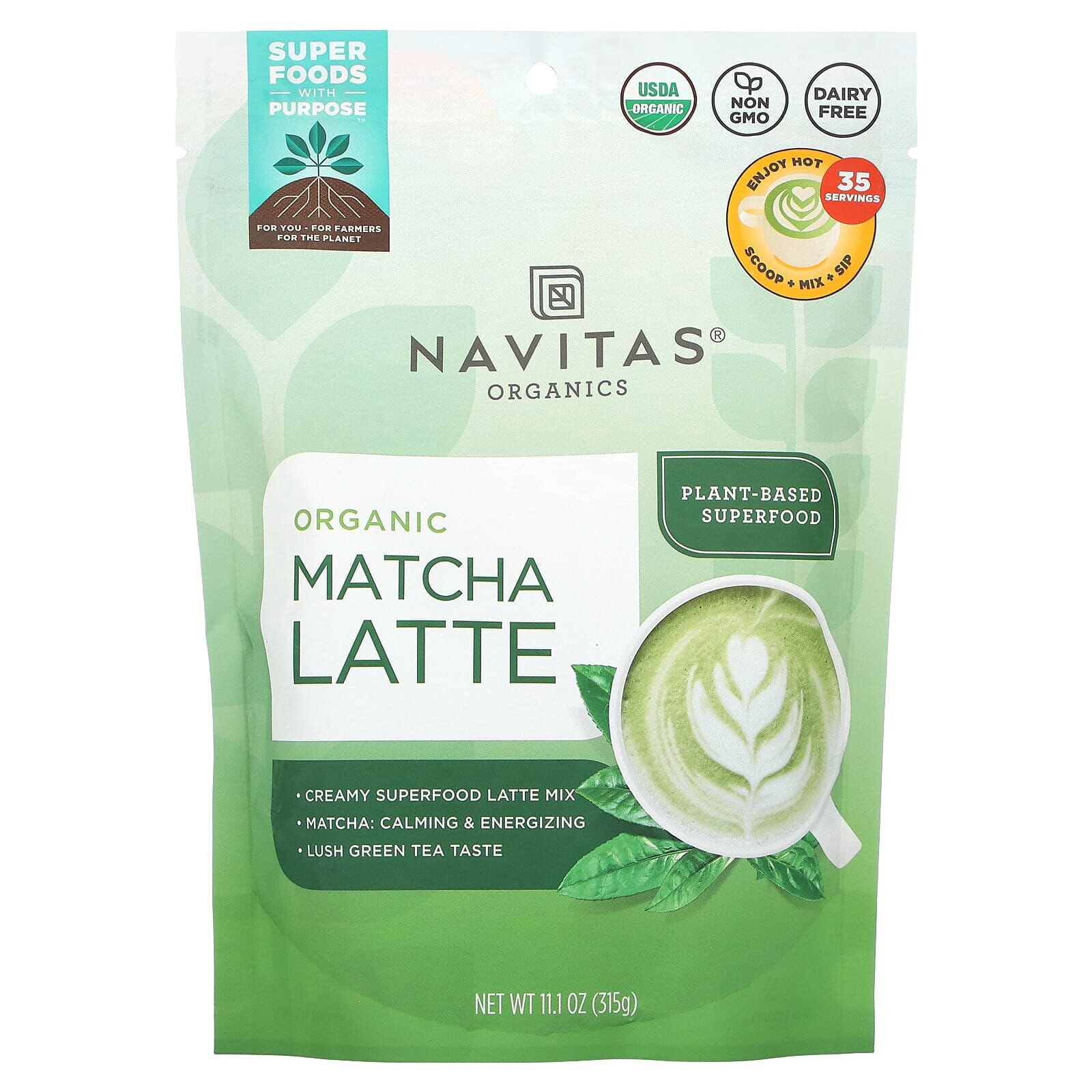 Organic Matcha Latte, 11.1 oz (315 g)