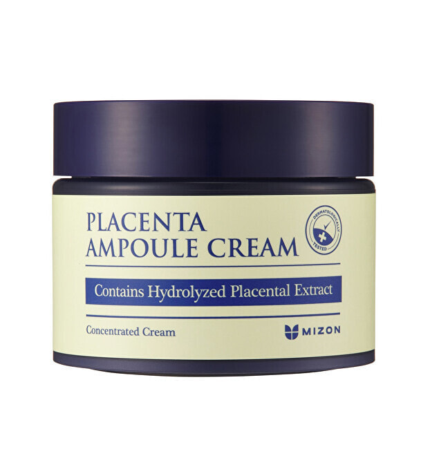 Mizon Placenta Ampoule Cream Концентрированный крем для лица с ферментированной плацентарной вытяжкой для зрелой кожи 50 мл