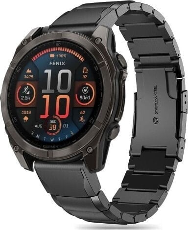 Tech-Protect TECH-PROTECT STEELBAND GARMIN FENIX 5 / 6 / 6 PRO / 7 / 8 (47 MM) / E BLACK