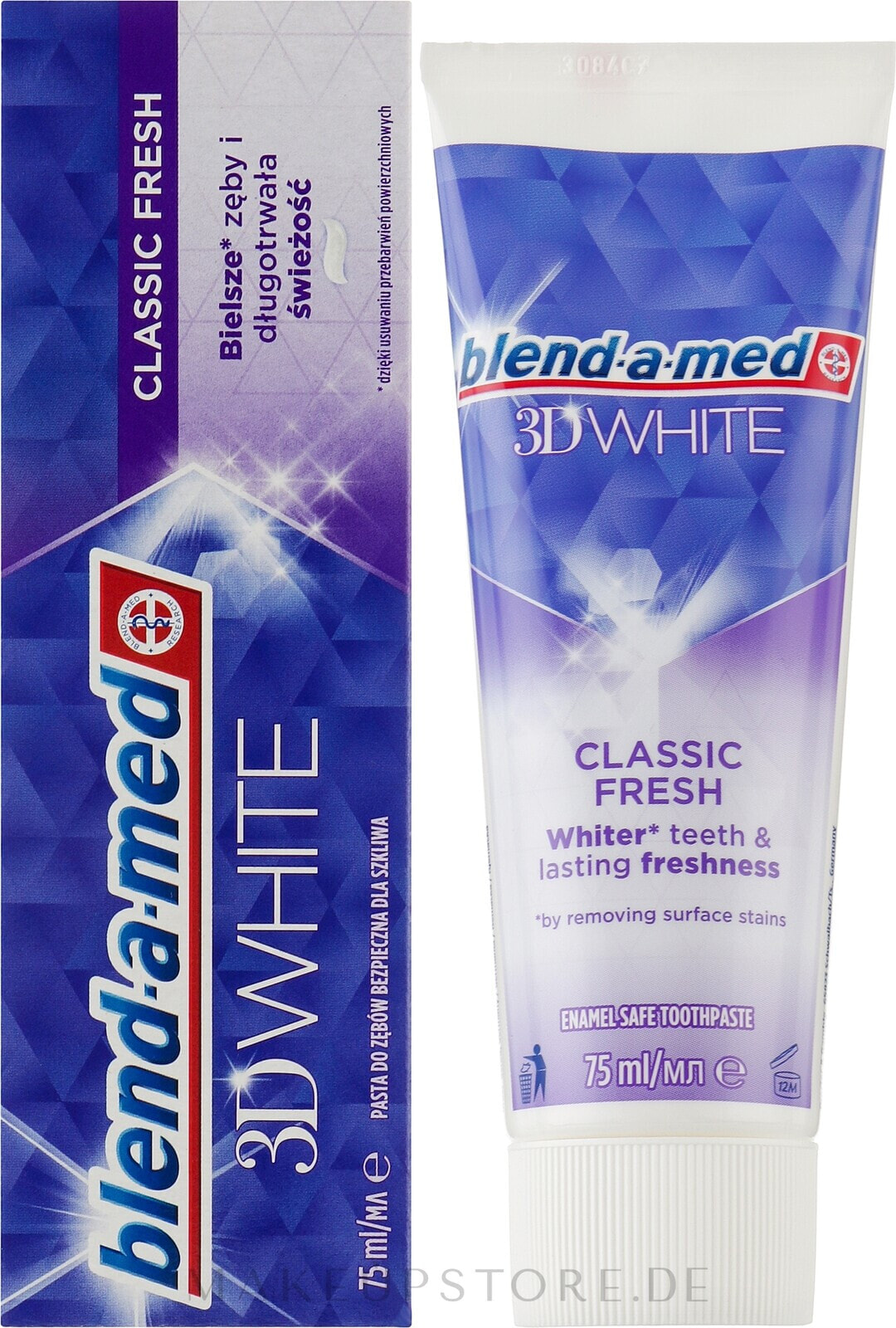 Aufhellende Zahnpasta 3D White - Blend-a-med 3D White Toothpaste