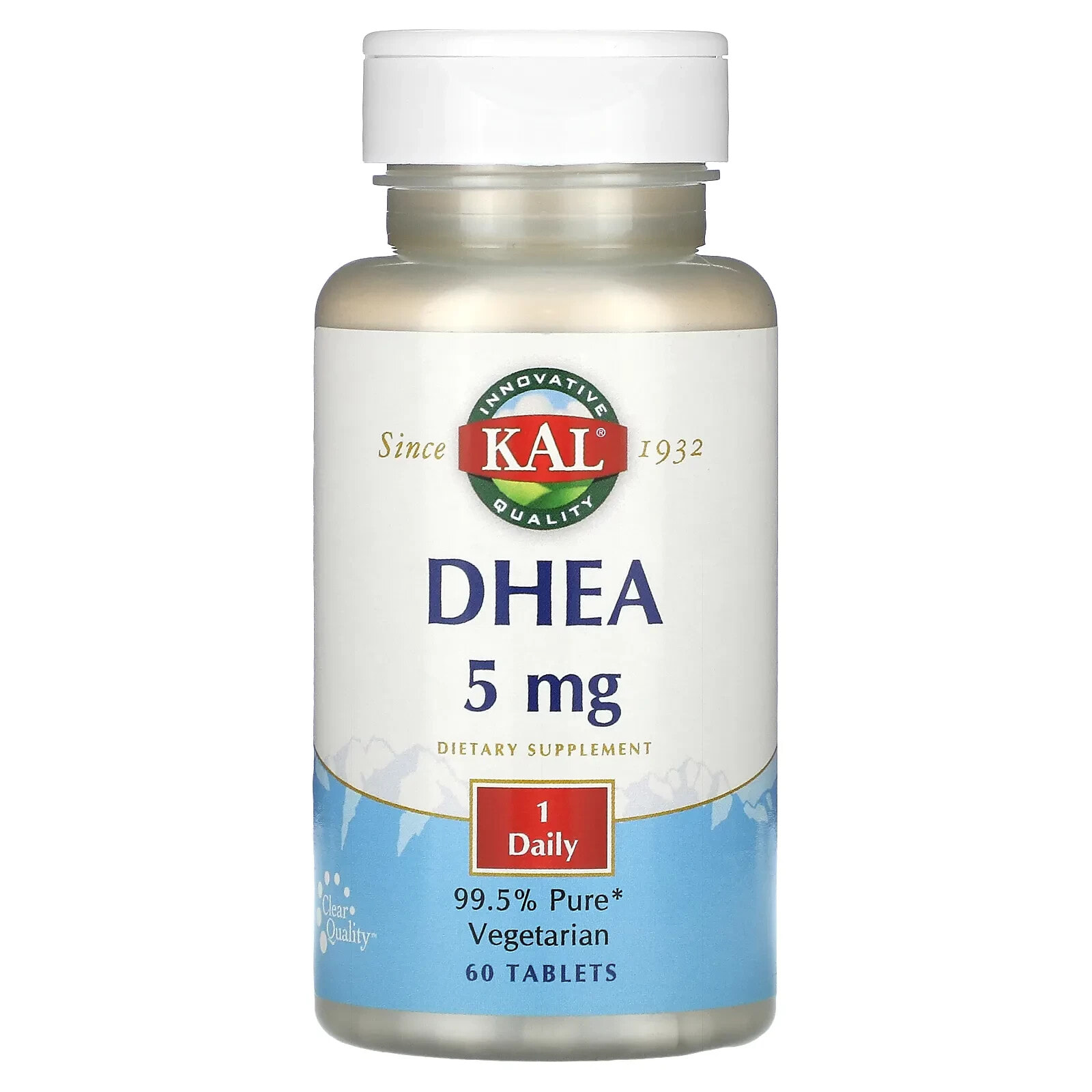 KAL, DHEA, 10 мг, 60 таблеток (Товар снят с продажи) 