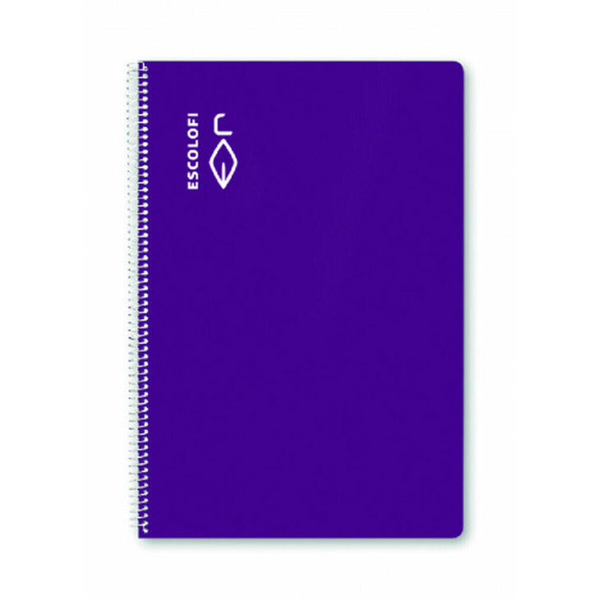 Notebook ESCOLOFI 5 Units Violet Quarto 50 Sheets
