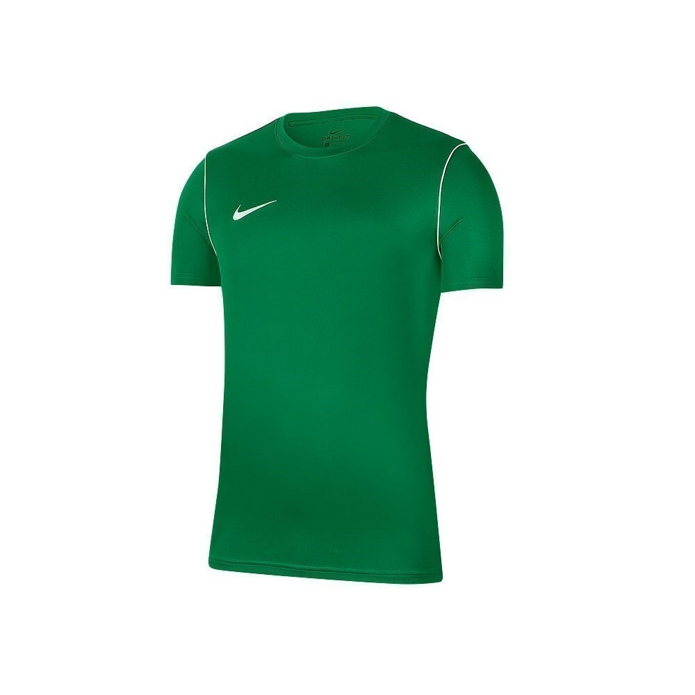 Мужская футболка спортивная зеленая с логотипом Nike Park 20