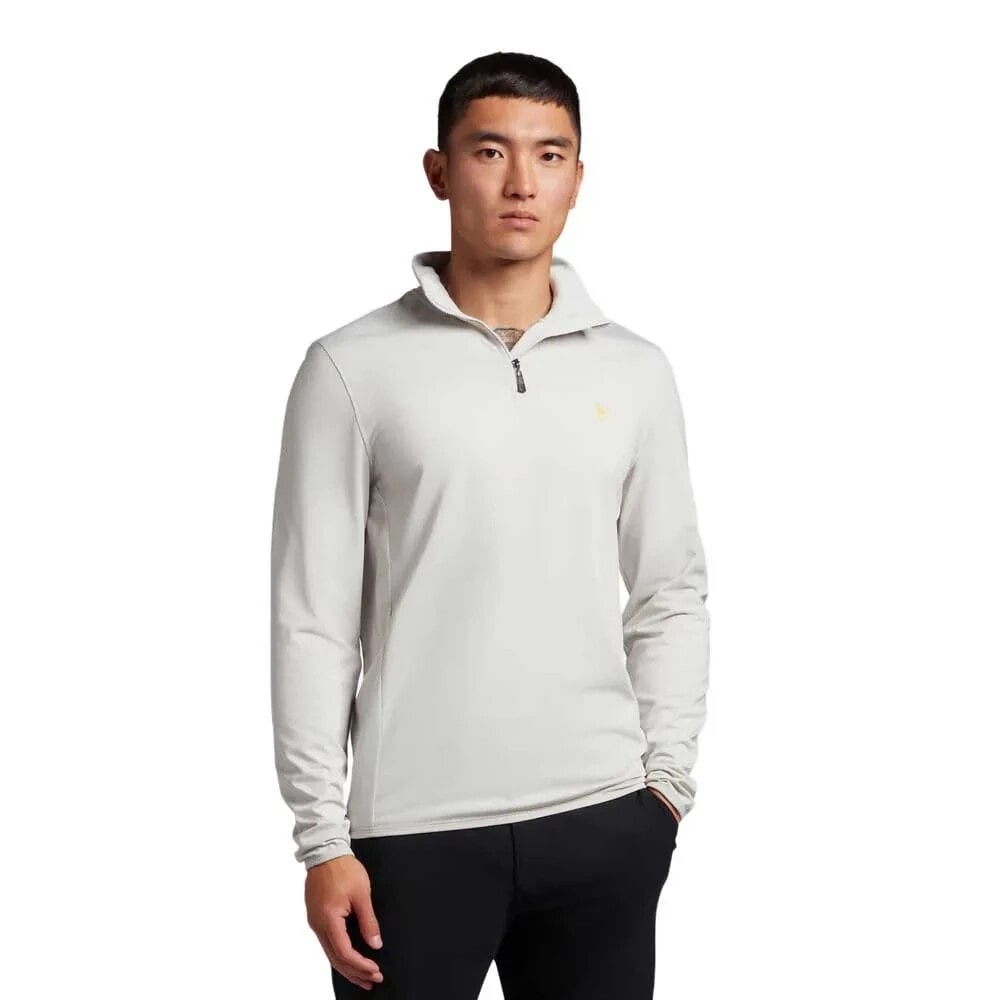 LYLE & SCOTT Tonal Eagle Half Zip Sweater