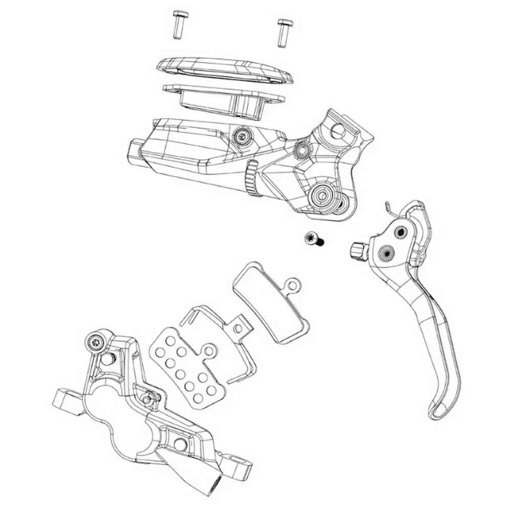 SRAM Level Ultimate Stealth 4P Disc Brake Caliper