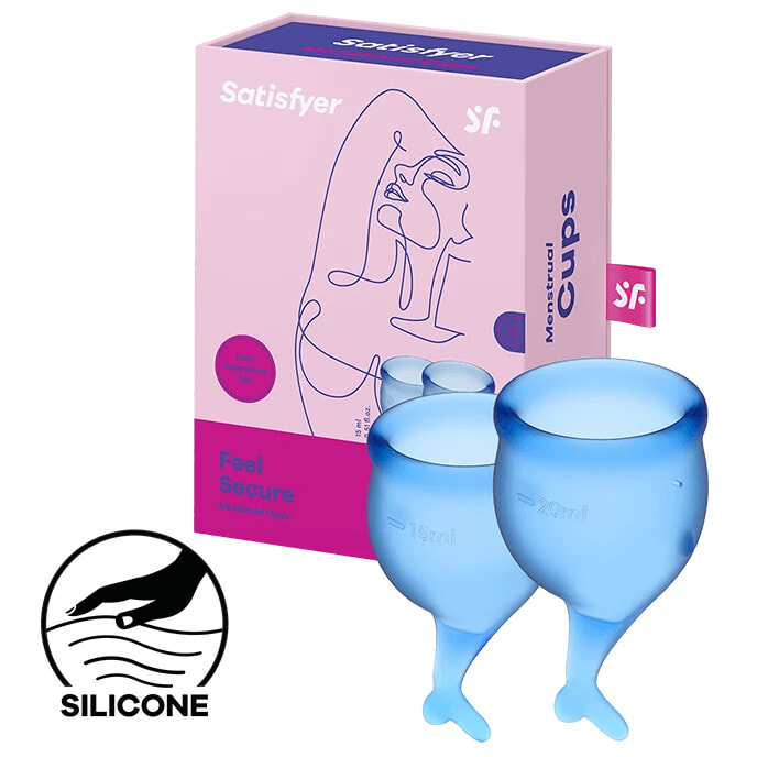 Satisfyer Feel Secure - Menstrual Cup Set, 15 & 20 ml