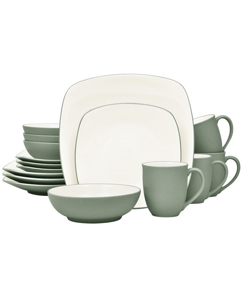 Noritake colorwave Square 16-Pc. Dinnerware Set, Service for 4