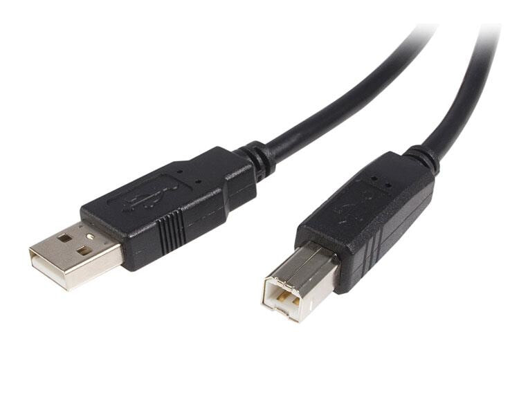 StarTech.com 2.0m USB 2.0 A-B USB кабель 2 m USB A USB B Черный USB2HAB2M