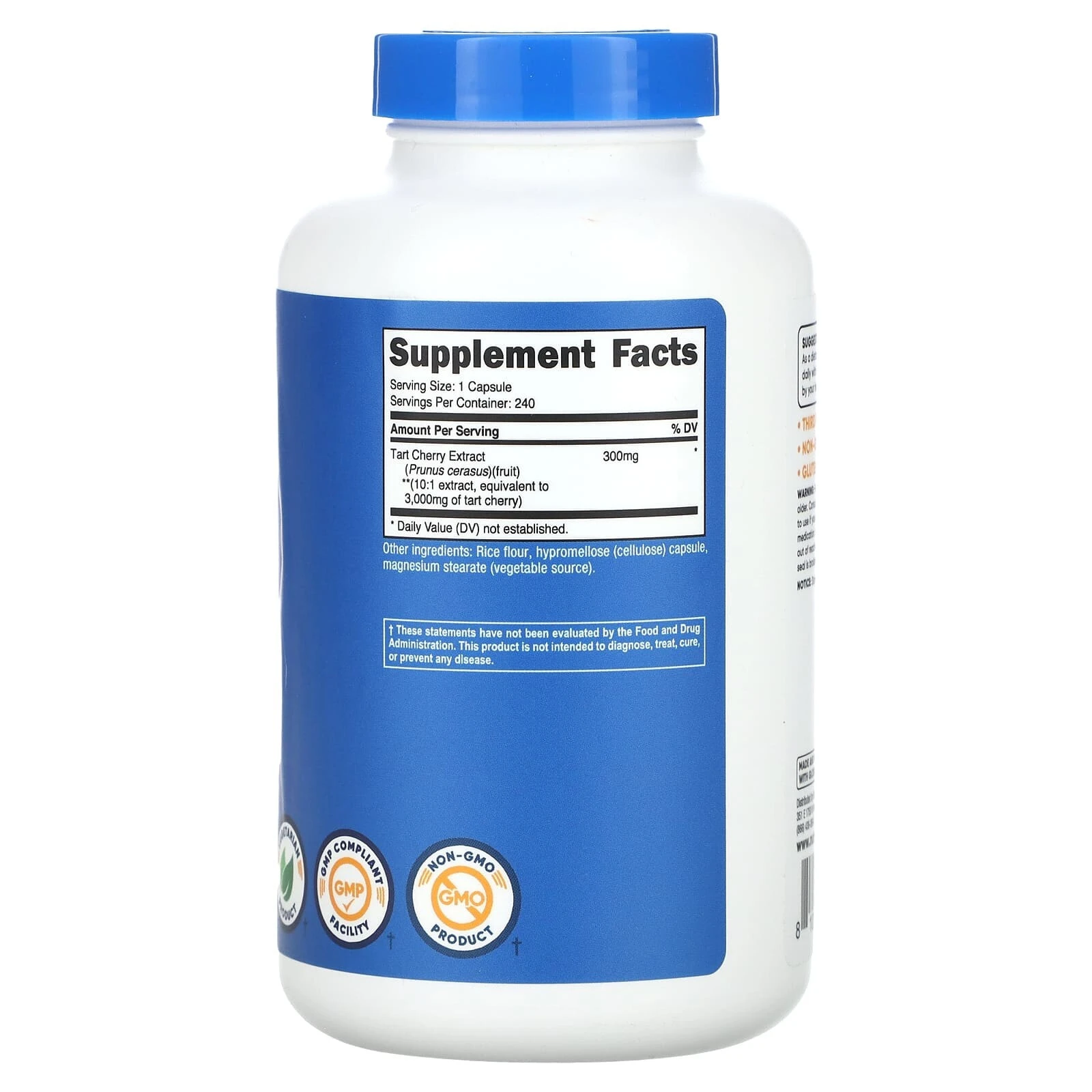 Tart Cherry, 3,000 mg, 240 Capsules