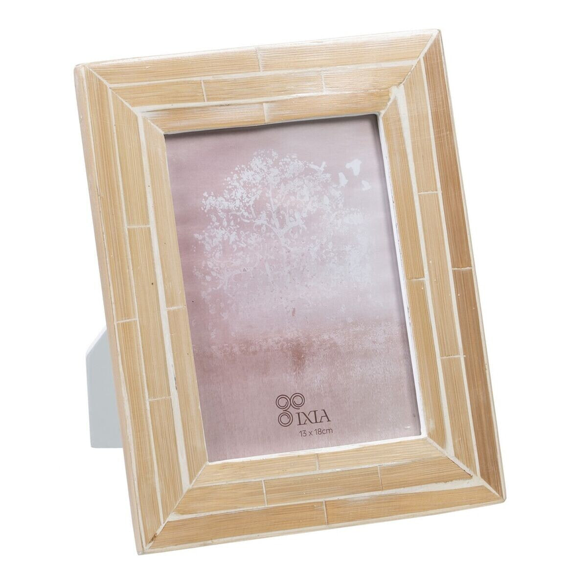 Photo frame Beige 20 x 25 cm Bamboo MDF Wood