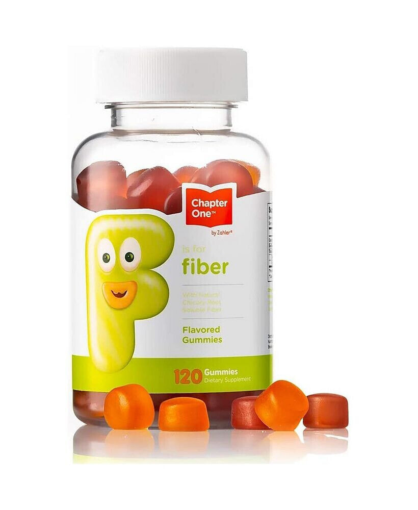 Zahler chapter One Fiber with Natural Chicory Root - 120 Flavored Gummies