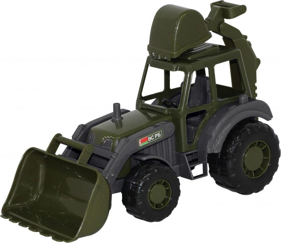 Polesie Military tractor-excavator in the mesh - 49285
