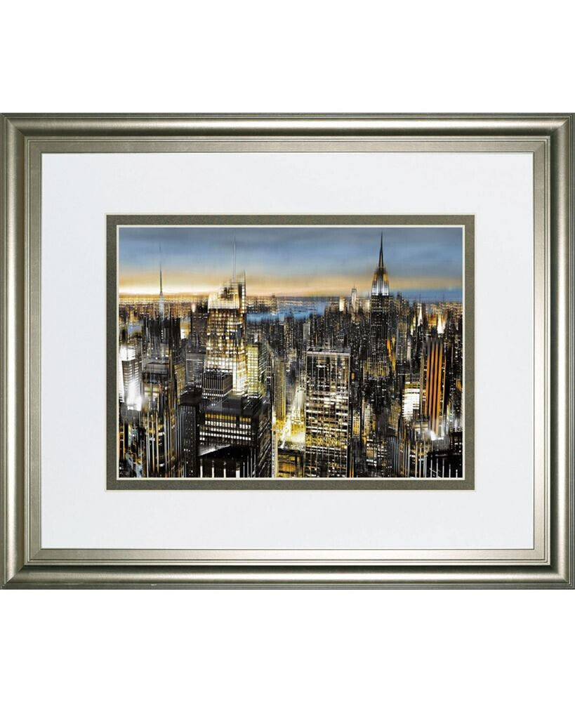 Classy Art big City by Alan Lambert Framed Print Wall Art - 34