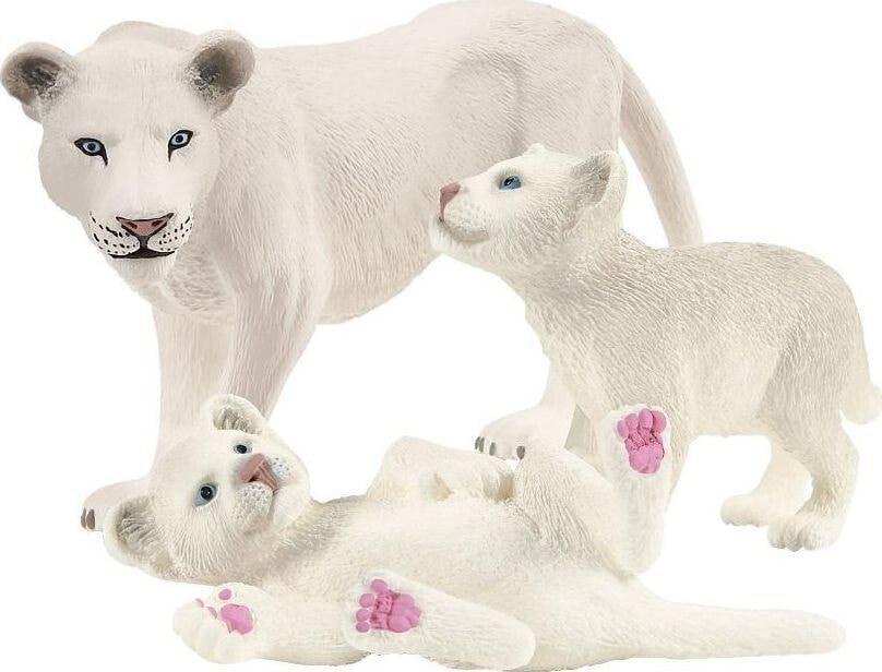 Schleich figurine Lioness with cubs