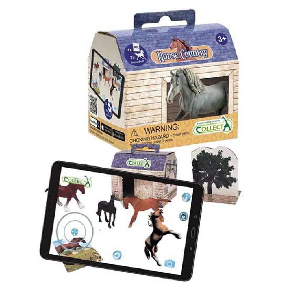 COLLECTA Stable Set Figure With Mini Gift Horses