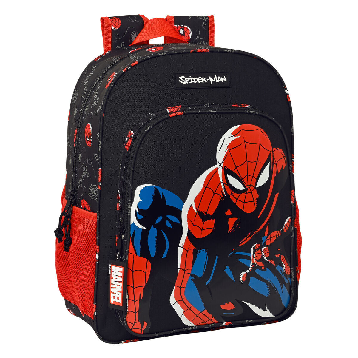 School Bag Spider-Man Hero Black 33 x 42 x 14 cm
