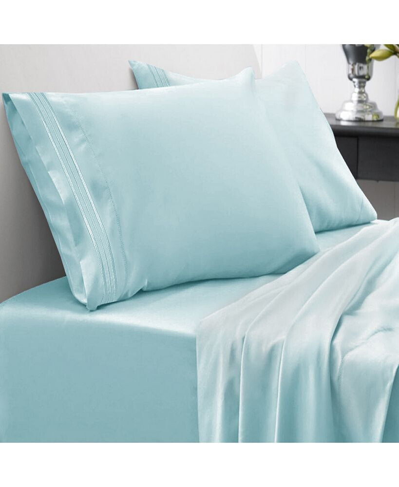 Sweet Home Collection microfiber Twin XL 3-Pc Sheet Set