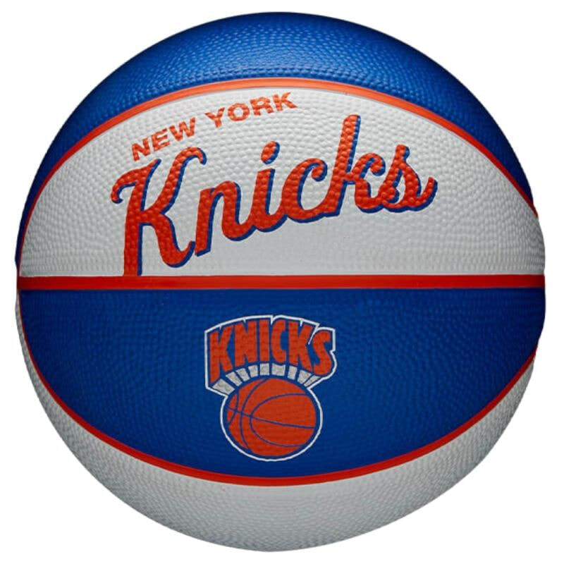 Wilson Team Retro New York Knicks Mini Ball WTB3200XBNYK