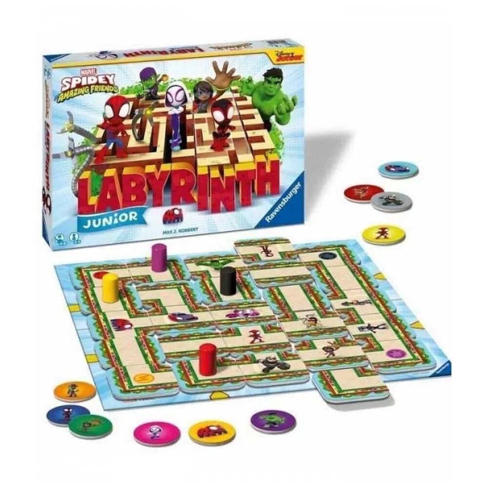 RAVENSBURGER Junior Labyrinth Spidey and Friends board game