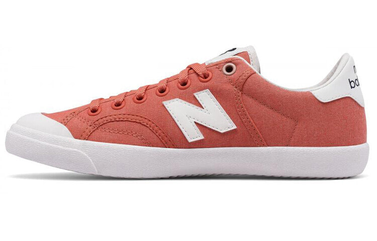 New Balance NB Pro Court 休闲 透气轻便耐磨 低帮 板鞋 女款 白橙色 / Кроссовки New Balance NB Pro Court Casual Shoes Sneakers