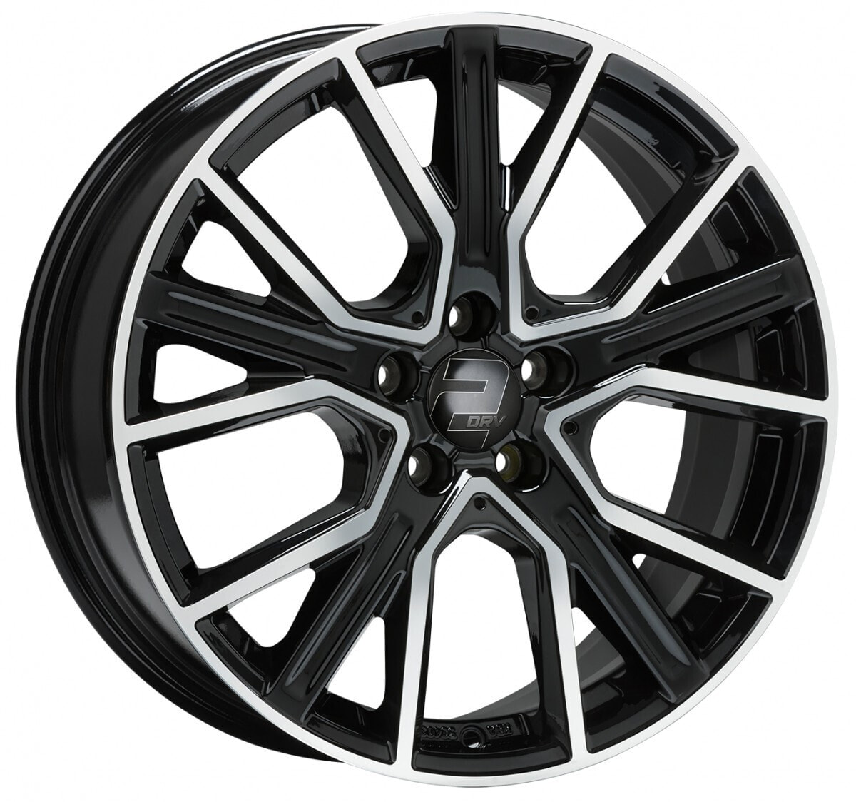 Колесный диск литой 2DRV WH34 schwarz hochglanzpoliert 7.5x17 ET35 - LK5/112 ML66.6