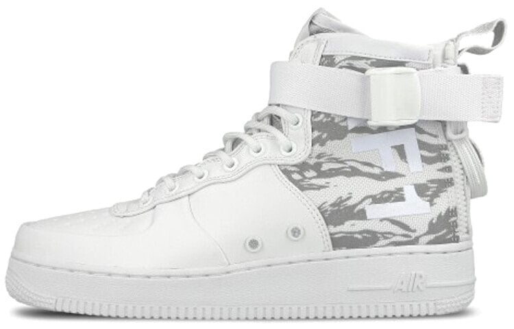 Nike Air Force 1 Mid Winter Camo 中帮 板鞋 男款 白迷彩 / Кроссовки Nike Air Force AA1129-100