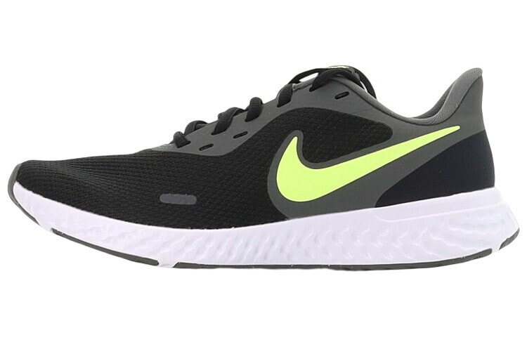 Nike REVOLUTION 5系列 休闲 轻便 低帮 跑步鞋 男款 黑绿 / Кроссовки Nike REVOLUTION 5 BQ3204-013