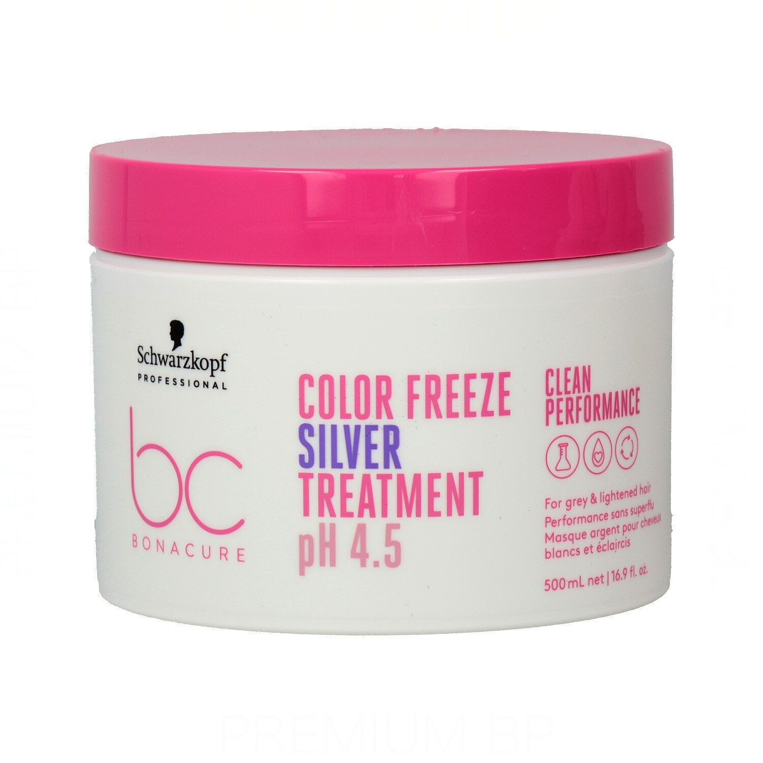 Schwarzkopf Bc Color Freeze Silver Treatment Интенсивно питательная и нейтрализующая теплые оттенки маска для светлых волос 500 мл