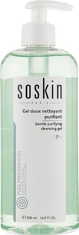 Reinigungsgel für- fettige Haut und Mischhaut - Soskin Purifying Cleansing Gel