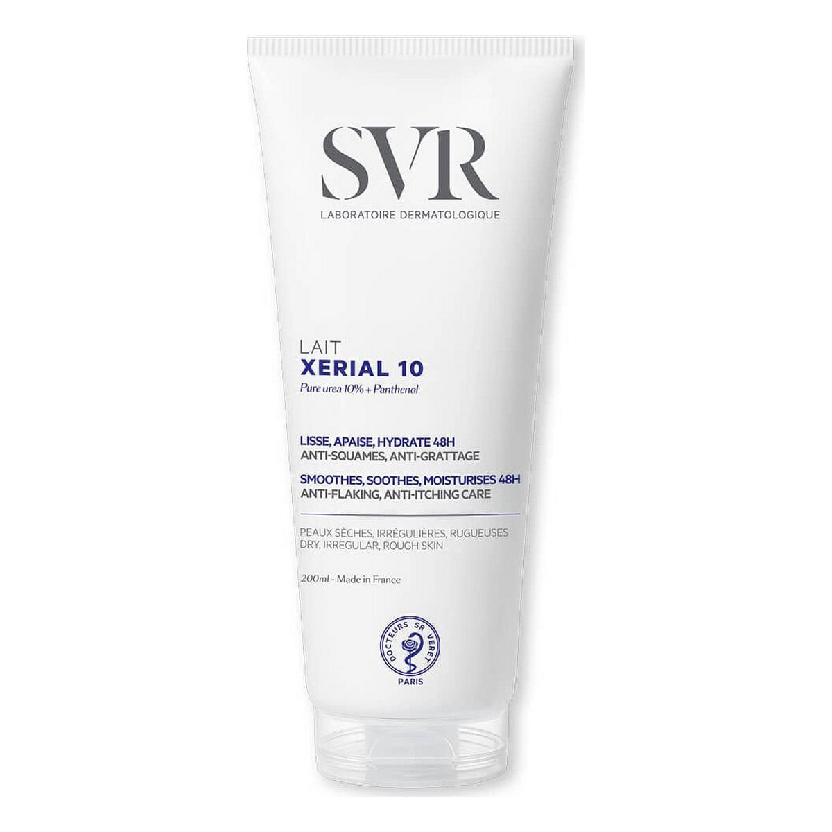 Восстанавливающее молочко для тела SVR Xerial 10 (200 ml)