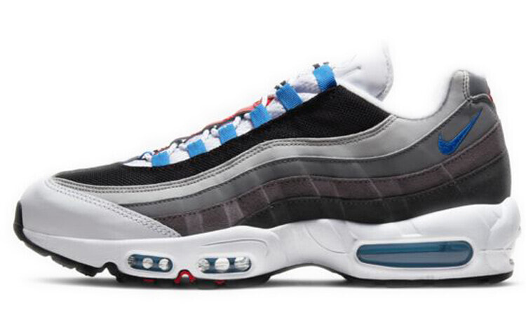 Nike Air Max 95 Split Style 气垫复古 鸳鸯 低帮 跑步鞋 男女同款 黑白 / Кроссовки Nike Air Max 95 Split Style CJ0589-001