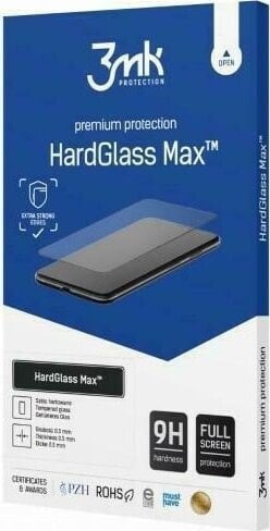 3MK 3MK HardGlass Max A24 4G A245/A25 5G A256 czarny/black Fullscreen Glass