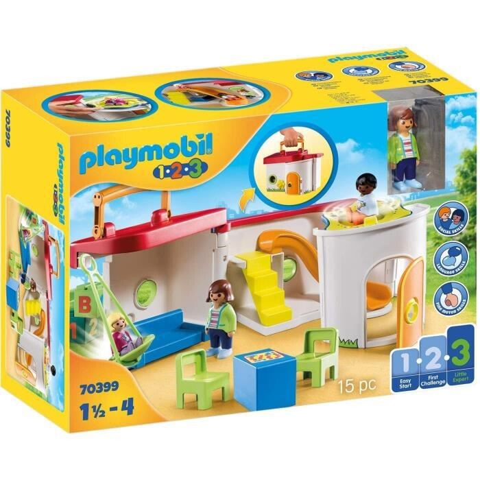 Игровой набор с элементами конструктора Playmobil Детский сад 70399