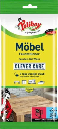 Feuchte Reinigungstücher für Möbel, 24 St